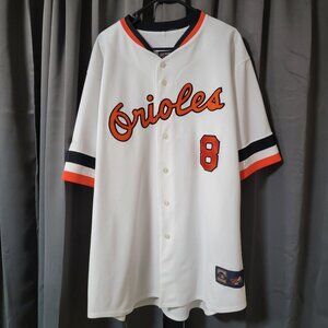 RETRO Baltimore Orioles Cal Ripen #8 Cooperstown Collection/Majestic Jersey- 2XL